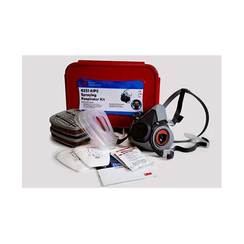 WORKWEAR, SAFETY & CORPORATE CLOTHING SPECIALISTS - 3M™ Half Face Respirator Starter Kits -Spraying Respirator Kit - A1P2