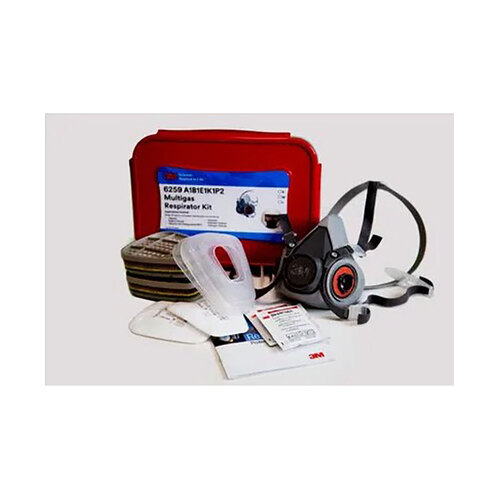 WORKWEAR, SAFETY & CORPORATE CLOTHING SPECIALISTS - 3M™ Half Face Respirator Starter Kits -Multi-Gas Respirator Kit - A1B1E1K1P2