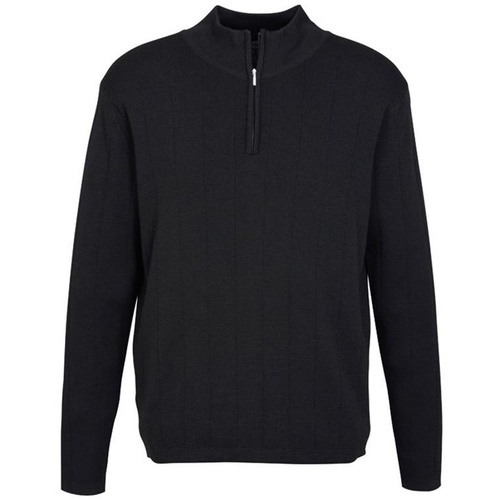 WORKWEAR, SAFETY & CORPORATE CLOTHING SPECIALISTS - Mens Needle Out 1/2 Zip Pullov