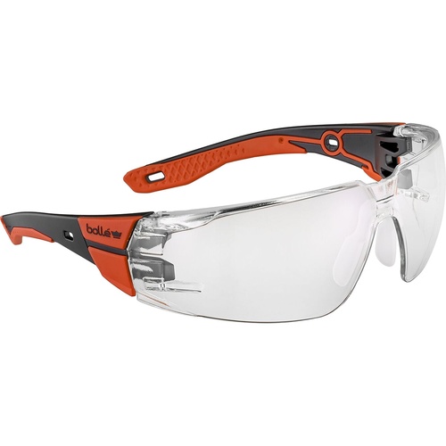 WORKWEAR, SAFETY & CORPORATE CLOTHING SPECIALISTS - RUSH+ 2.0 Clear PC lens PLATINUM AS/AF