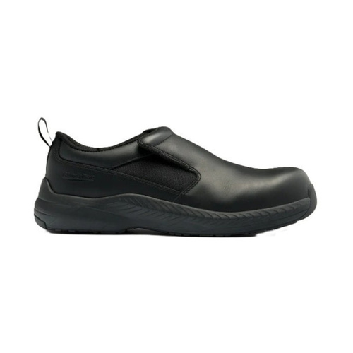 WORKWEAR, SAFETY & CORPORATE CLOTHING SPECIALISTS - Black Unisex Slip on Shoe - Composite Toe Cap