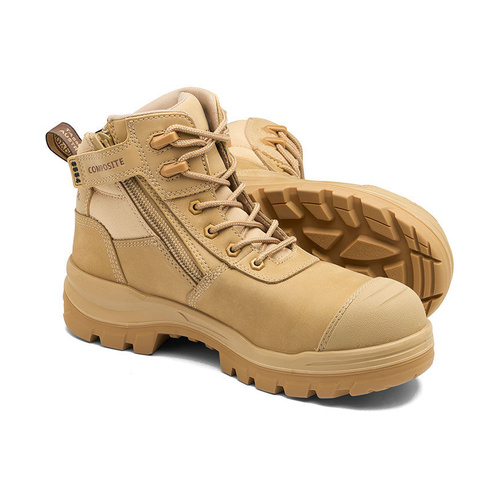 WORKWEAR, SAFETY & CORPORATE CLOTHING SPECIALISTS - RotoFlex Sand 135mm Zip Sided Safety Boot