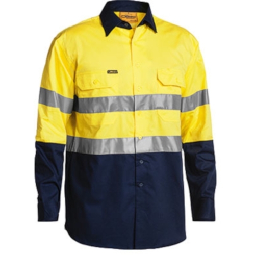 WORKWEAR, SAFETY & CORPORATE CLOTHING SPECIALISTS - 3M Taped Cool Lightweight Hi Vis Mens Shirt - Long Sleeve