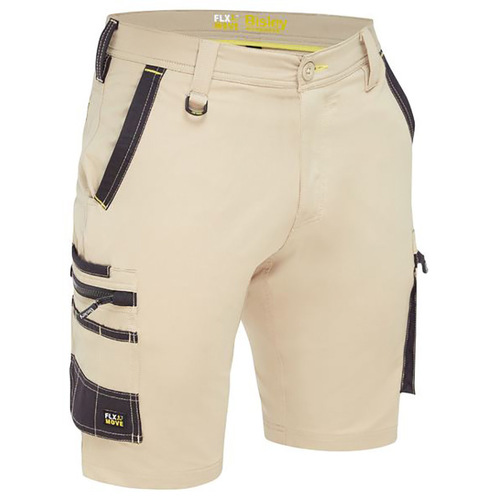 WORKWEAR, SAFETY & CORPORATE CLOTHING SPECIALISTS - FLX & MOVE 4-WAY STRETCH ZIP CARGO SHORT
