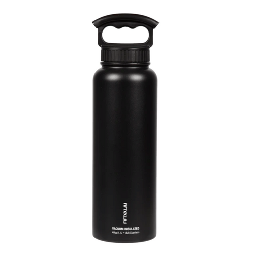 WORKWEAR, SAFETY & CORPORATE CLOTHING SPECIALISTS - Bottle with Black 3 Finger Holder Lid