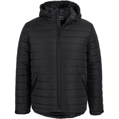 WORKWEAR, SAFETY & CORPORATE CLOTHING SPECIALISTS - JB's HOODED PUFFER JACKET