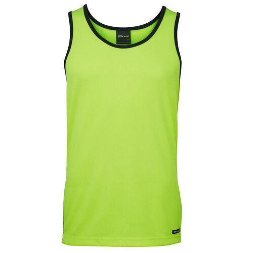 WORKWEAR, SAFETY & CORPORATE CLOTHING SPECIALISTS - JB's HI VIS 4602.1 CONTRAST SINGLET