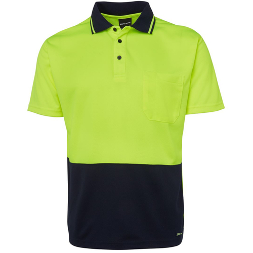 WORKWEAR, SAFETY & CORPORATE CLOTHING SPECIALISTS - JB's Hi Vis Non Cuff Traditional Polo