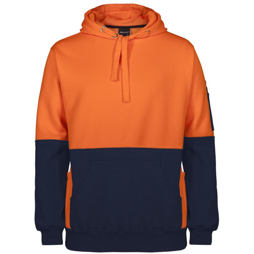 WORKWEAR, SAFETY & CORPORATE CLOTHING SPECIALISTS - JB's HI VIS 330G PULL OVER HOODIE
