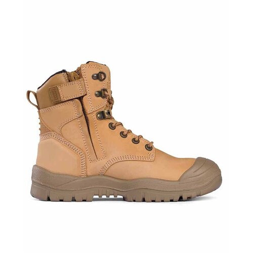 WORKWEAR, SAFETY & CORPORATE CLOTHING SPECIALISTS - High Leg ZipSider Boot w/ Scuff Cap - Wheat