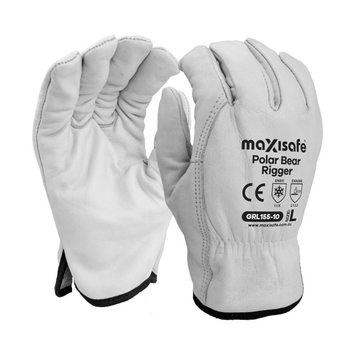 WORKWEAR, SAFETY & CORPORATE CLOTHING SPECIALISTS - Polar Bear' Fleece Lined Rigger Glove