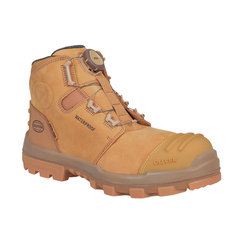 WORKWEAR, SAFETY & CORPORATE CLOTHING SPECIALISTS - AT 54-530FLS 130MM WHEAT BOA BOOT