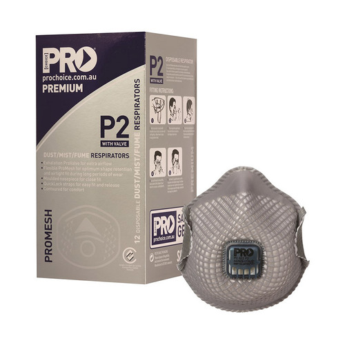 WORKWEAR, SAFETY & CORPORATE CLOTHING SPECIALISTS - ProMesh P2 with Valve Respirator - Box of 12