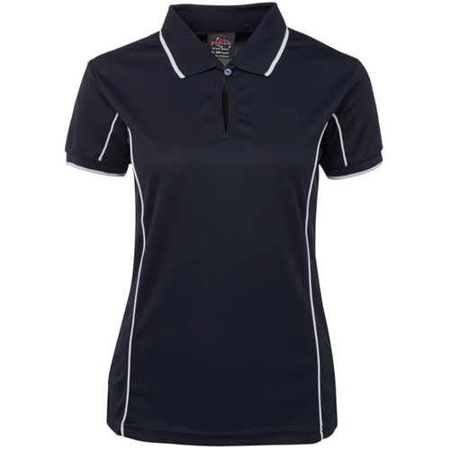 WORKWEAR, SAFETY & CORPORATE CLOTHING SPECIALISTS - Podium Ladies Short Sleeve Piping Polo