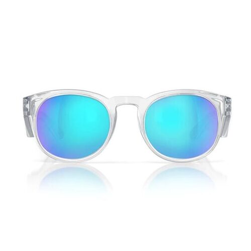 WORKWEAR, SAFETY & CORPORATE CLOTHING SPECIALISTS - Cruisers Clear Frame/Mirror Blue Polarised UV400