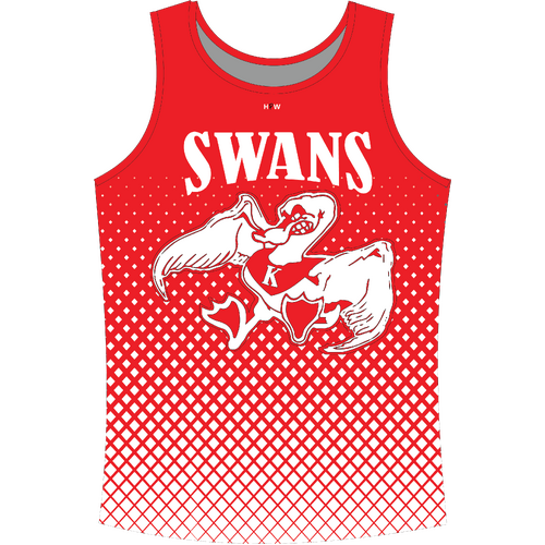 WORKWEAR, SAFETY & CORPORATE CLOTHING SPECIALISTS - Ladies Sublimated Razorback Singlet - Red