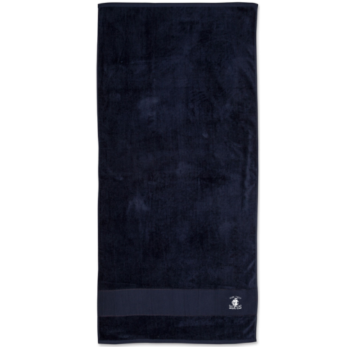 WORKWEAR, SAFETY & CORPORATE CLOTHING SPECIALISTS - Terry Velour Bath Towel 75x150cm - Navy