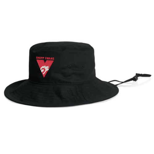 WORKWEAR, SAFETY & CORPORATE CLOTHING SPECIALISTS - Cotton Bucket Hat with Chin Strap