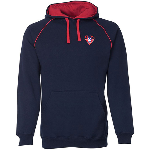 WORKWEAR, SAFETY & CORPORATE CLOTHING SPECIALISTS - JB's CONTRAST FLEECY HOODIE - Kids