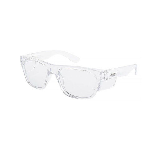 WORKWEAR, SAFETY & CORPORATE CLOTHING SPECIALISTS - SafeStyle Fusion Standard UV400 - Clear Frame/Clear Lens
