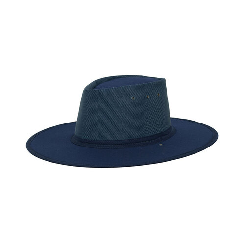 WORKWEAR, SAFETY & CORPORATE CLOTHING SPECIALISTS - Tanami Breeze Broad Brim Hat with Chin Strap and Toggle 