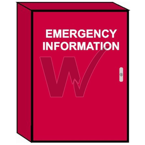 WORKWEAR, SAFETY & CORPORATE CLOTHING SPECIALISTS - Emergency Information Cabinet